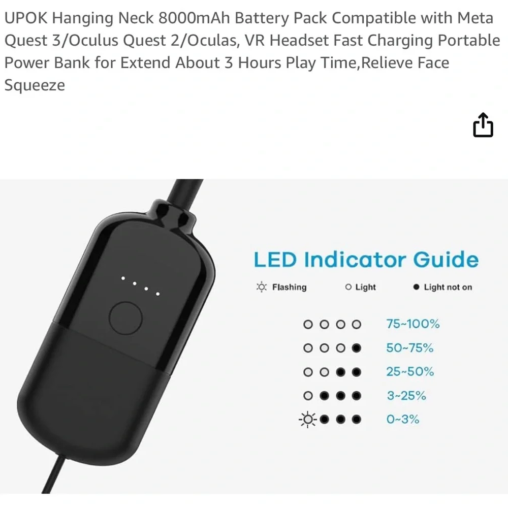 Neck power bank